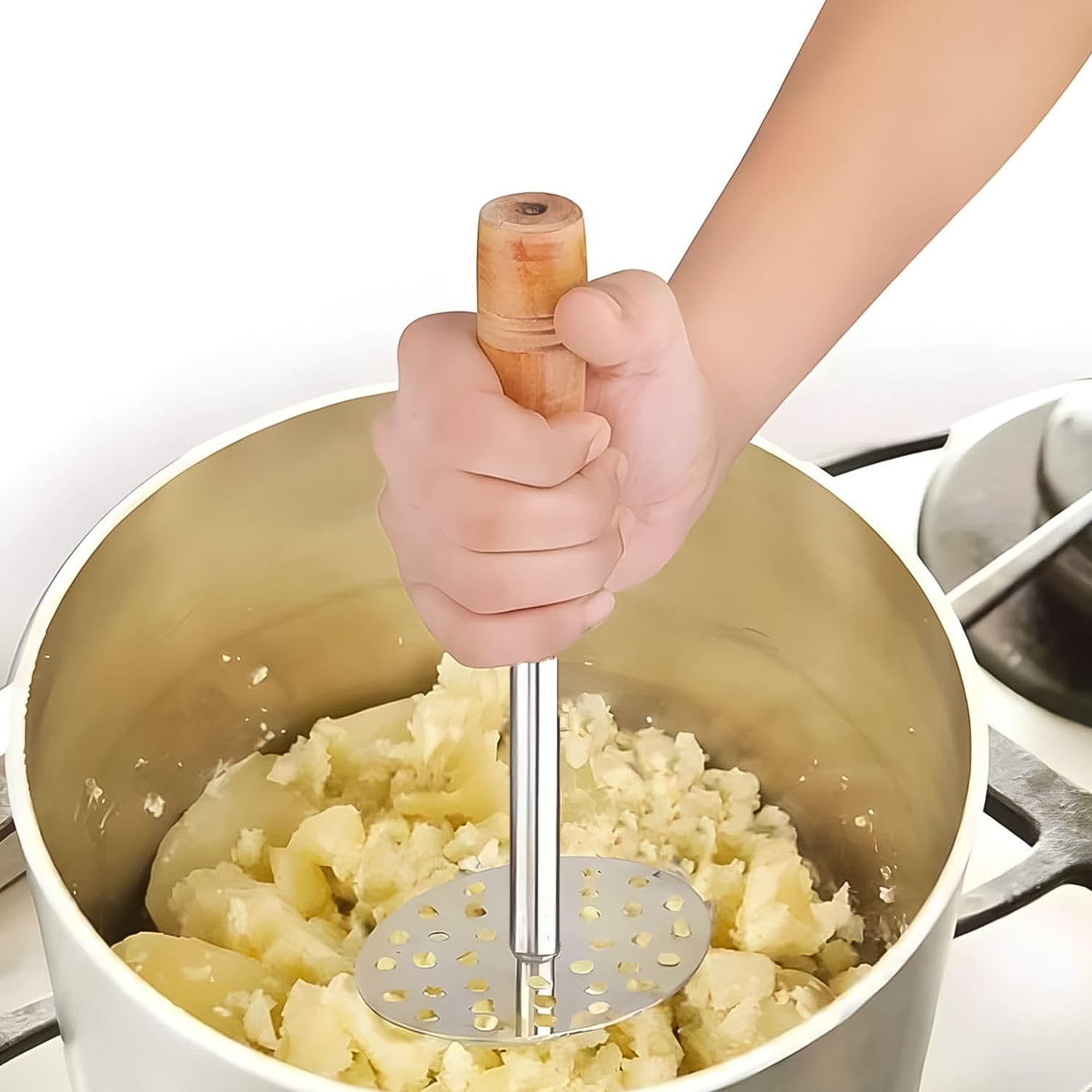SteelMush Pav Bhaji Masher SteelMush Pav Bhaji Masher